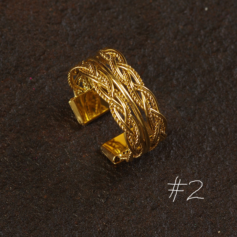 Minimalism Gold Plated Ring