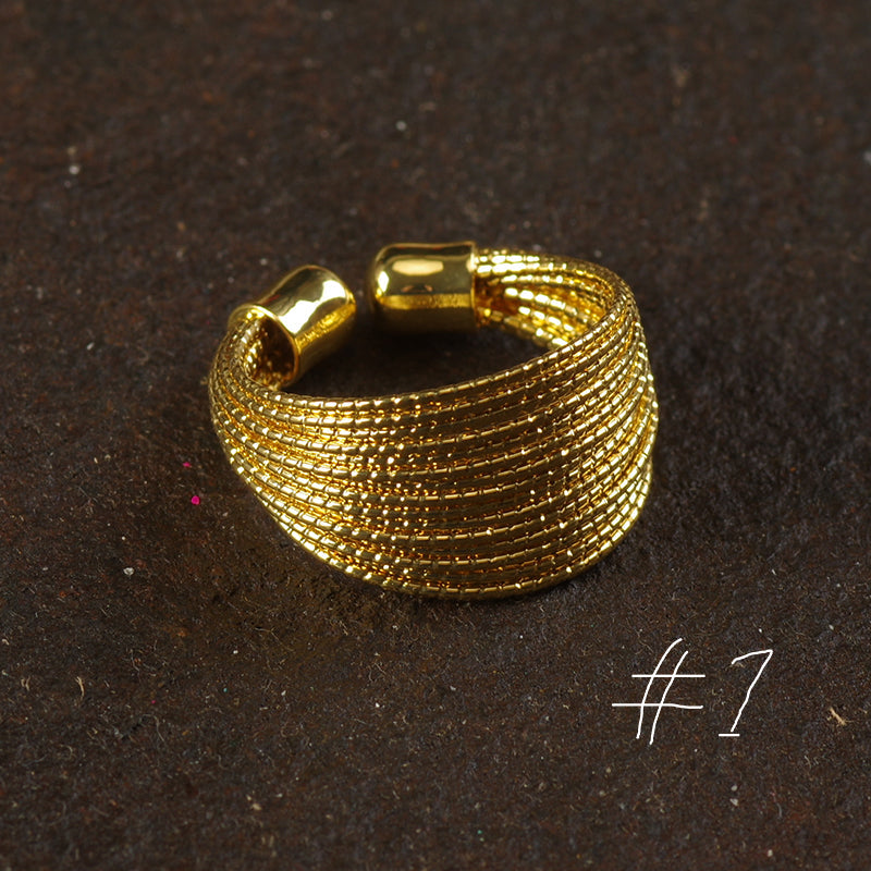 Minimalism Gold Plated Ring