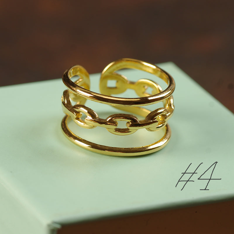 Minimalism Irregular Style Ring