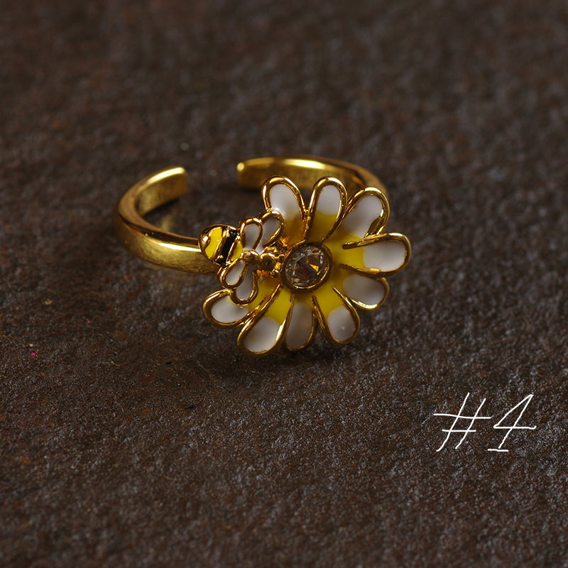 Art Deco Enamel Ring