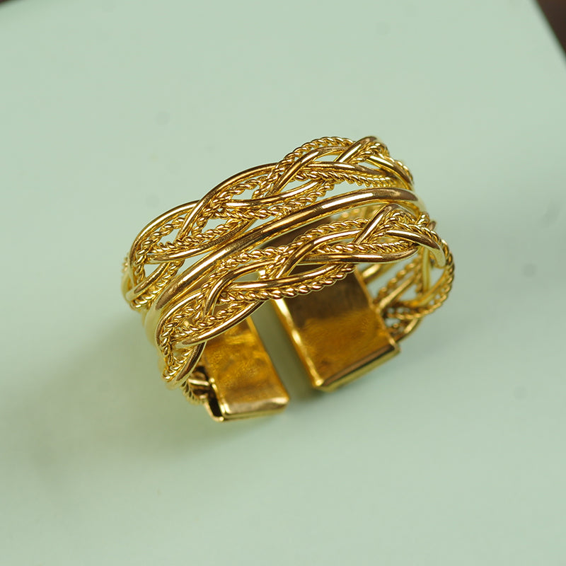Minimalism Gold Plated Ring