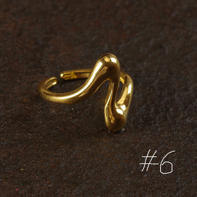 Minimalism Irregular Ring