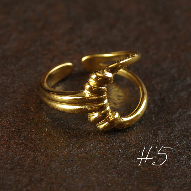 Minimalism Irregular Ring