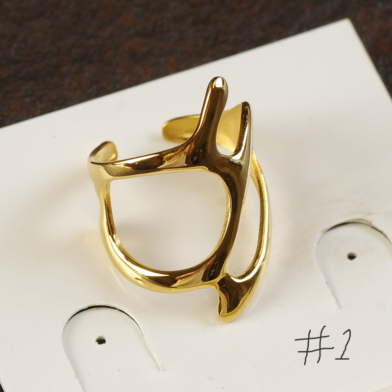 Minimalism Irregular Ring