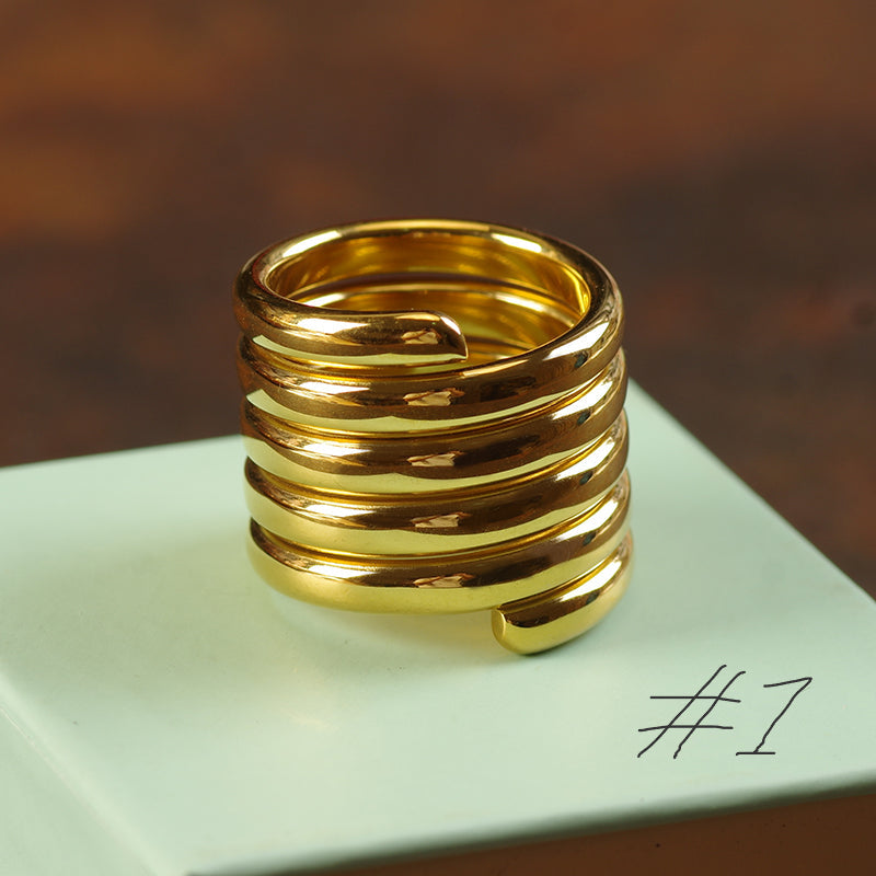 Minimalism Irregular Style Ring