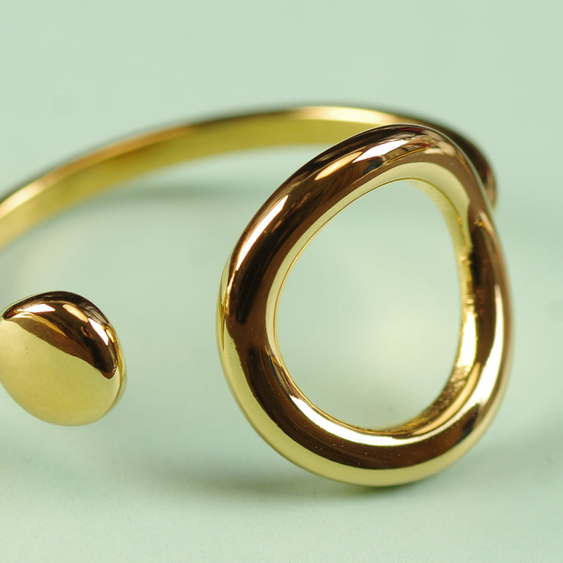 Gold Minimalism Ring - Heart/SeaStar