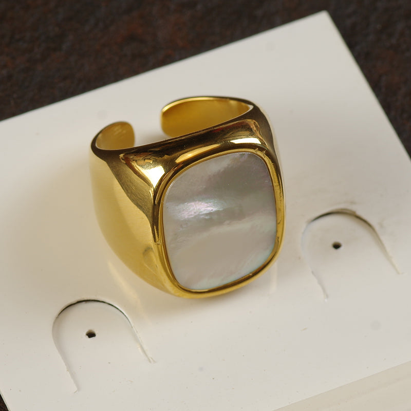 Mother of Pearl Ring Set