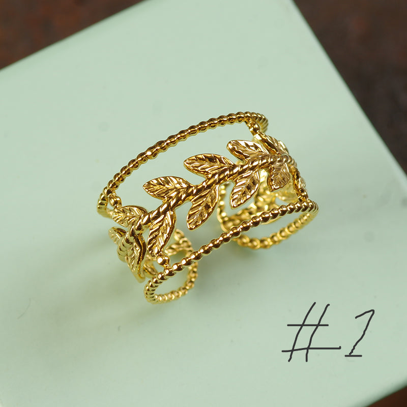 Gold Hollow Band Ring