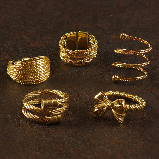 Minimalism Gold Plated Ring