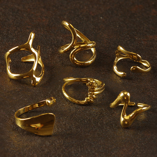 Minimalism Irregular Ring