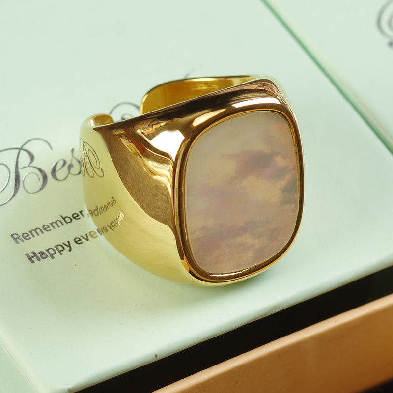 Mother of Pearl Ring Set