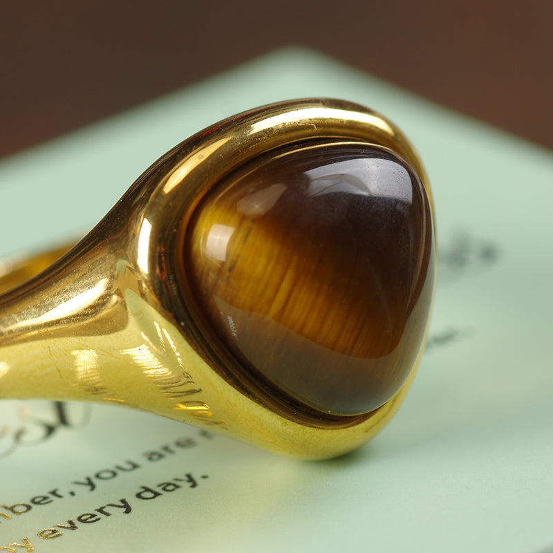 Boho Gemstone Statement Ring