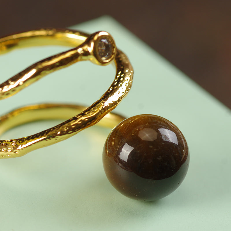 Boho Gemstone Statement Ring