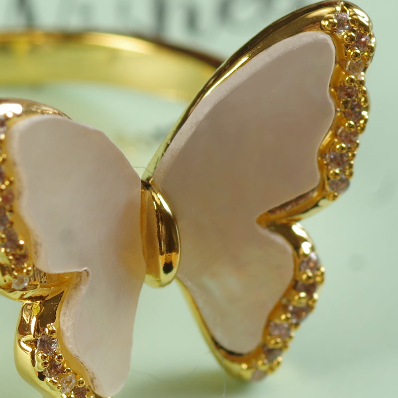 Mother of Pearl Ring Set