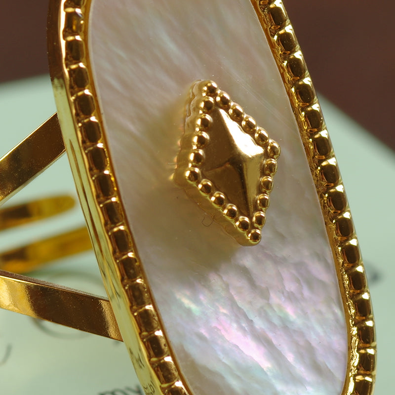 Mother of Pearl Ring Set