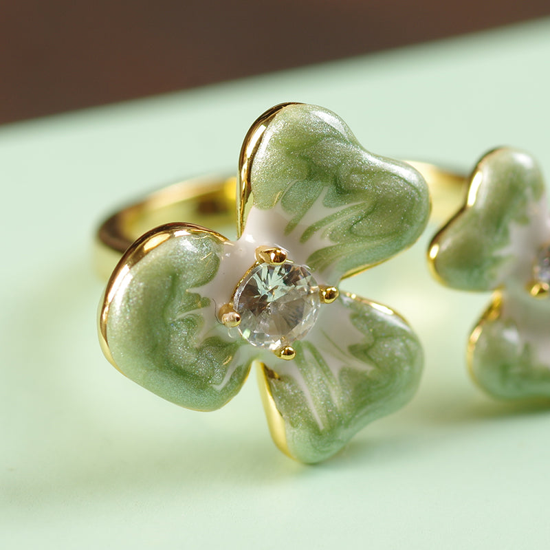 Gold Pearl Statement Ring