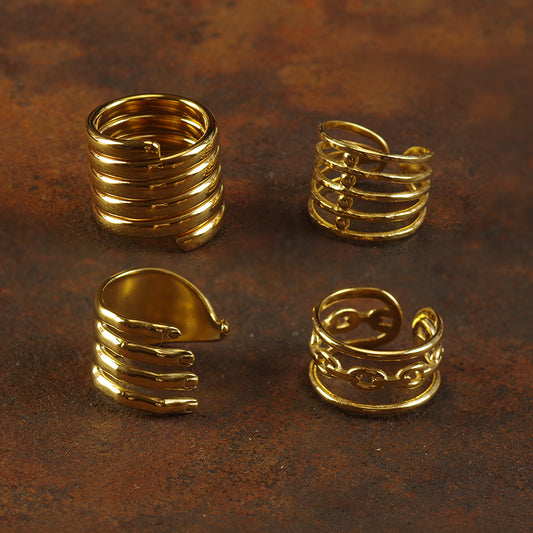 Minimalism Irregular Style Ring